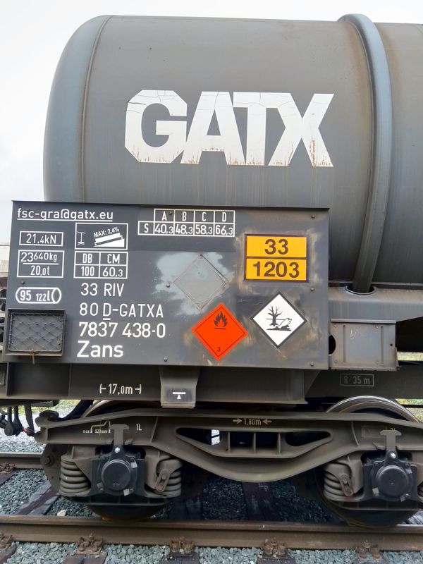 GATX-Waggon – feuergefährlich, zerstört die Umwelt