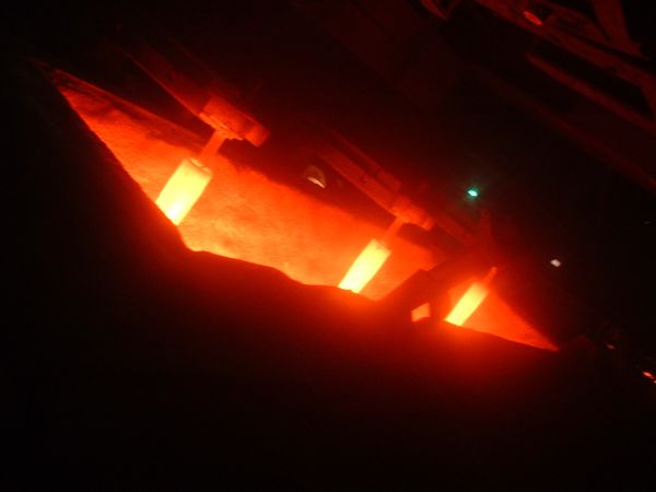 Stahlwerk im Jahr 2004