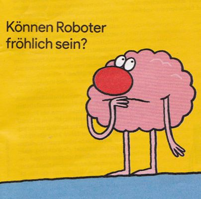 Können Roboter fröhlich sein Fragezeichen