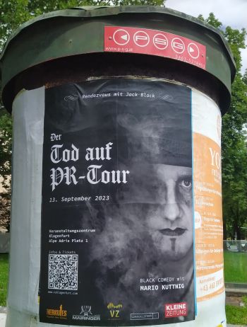 Der Tod auf PR-Tour - 13. September 2023 - BLACK COMEDY mit MARIO KUTTNIG